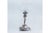 Silver Fruit Bowl Centerpiece in Cut Glass with Silver Column and Angel Figure Supporting Cup For Sale - Image 8 of 9