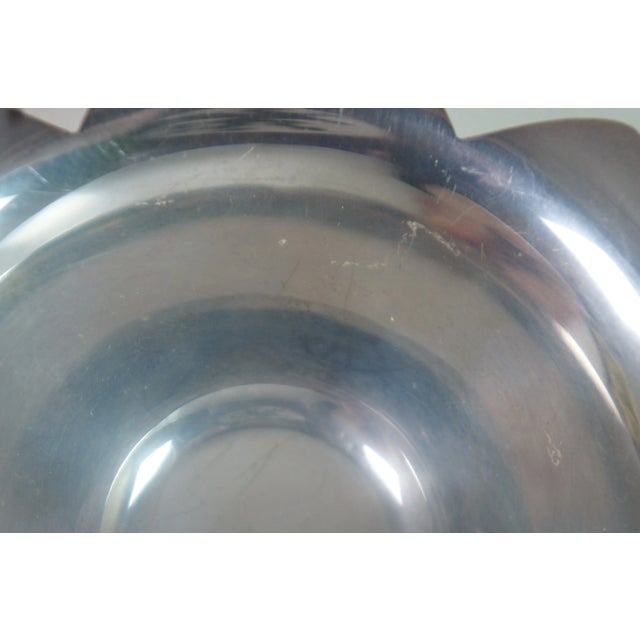 Tiffany and Co. Mid 20th Century Tiffany & Co. Sterling Silver Floral Bon Bon Dish For Sale - Image 4 of 9