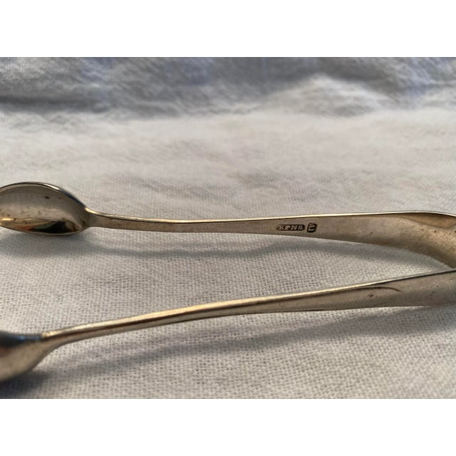 English Antique Silver Plate Sugar Nips / Tongs Made in England For Sale - Image 3 of 8