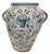 1970s Large Hand Painted Italian Ceramic Umbrella Stand / Floor Urn by Ceramiche La Ginestra For Sale