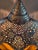 Metal Antique Moorish Moroccan Pierced Brass Table Lamp For Sale - Image 7 of 14