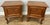 Bring timeless French charm to your home with this elegant pair of Vintage French Louis bedside tables. Crafted from oak,...