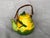 Rustic Decorative Ceramic Teapot With Bamboo Handle For Sale - Image 3 of 13