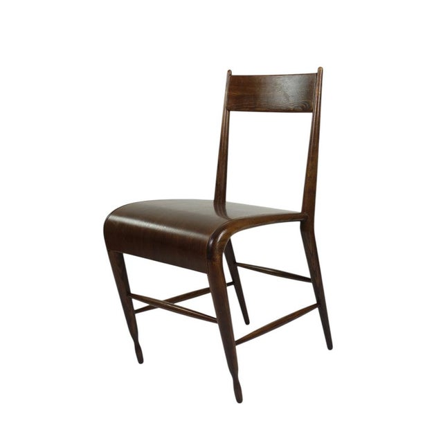 Robin Chairs in Chestnut by Massimo Iosa Ghini for Calligaris, 1989, Set of 4 For Sale - Image 6 of 18