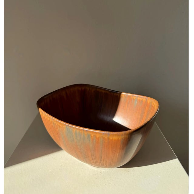 Stoneware Bowl by Carl-Harry Stålhane for Rörstrand, Sweden 1960s For Sale - Image 9 of 9