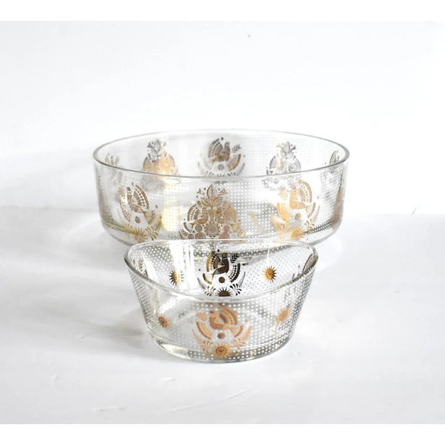 Vintage Mid-Century Modern Georges Briard "Sonata" Chip and Dip Bowls - a Pair For Sale - Image 12 of 13