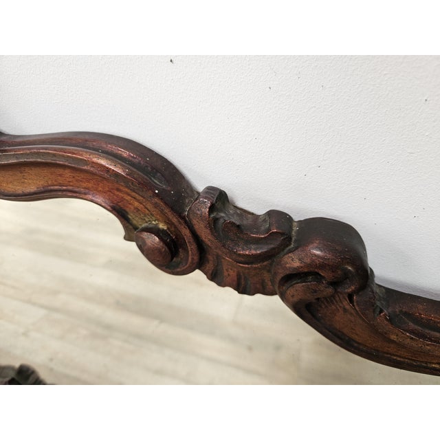 Italian Carved Wooden Mirror, 1910s For Sale - Image 9 of 15