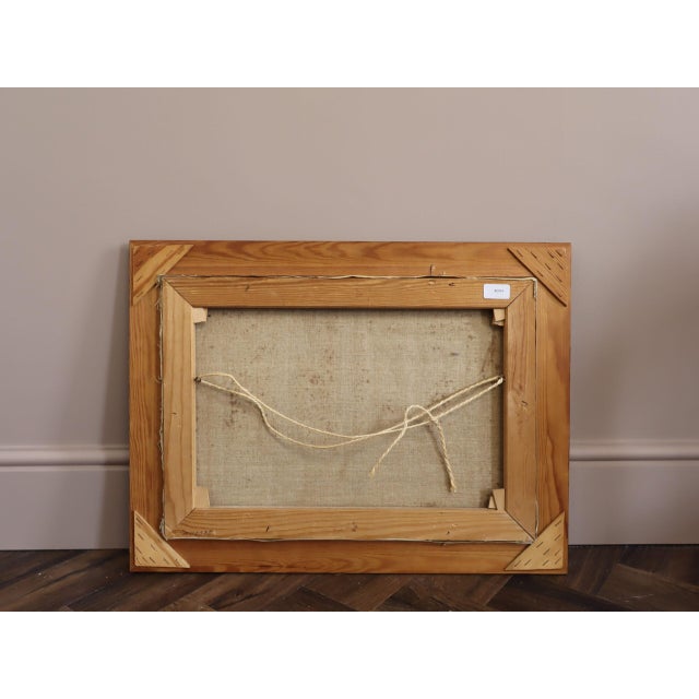 Mid-Century Modern 'The Artist's Room' Interior Scene Oil Painting by Swedish Artist Max Gregor Carlsson (1914-1996), Framed For Sale - Image 13 of 13