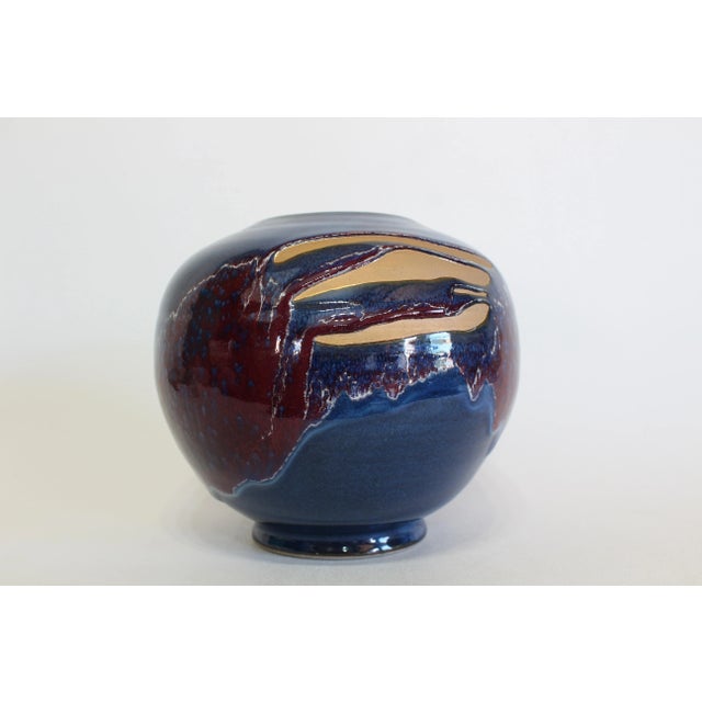 Ceramic Hand Thrown Ceramic Vase For Sale - Image 7 of 7