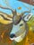 “Buck Beauty” a Deer Painting by LWren Walraven For Sale - Image 4 of 12