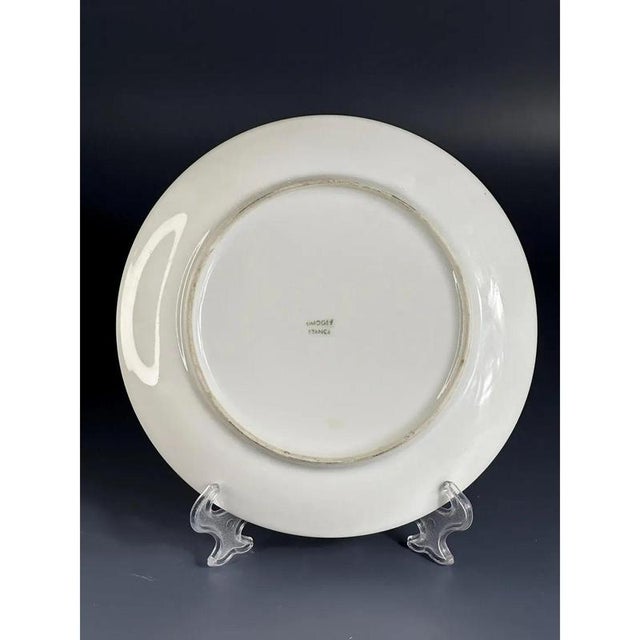 Porcelain Plate with Angelica Kauffmann Motif from Limoges, France, 1930s For Sale - Image 6 of 7