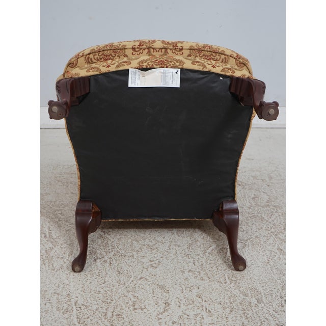 Pair of Stickley Mahogany Wing Chairs For Sale - Image 10 of 12