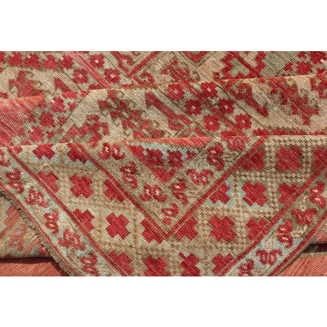 Early 20th Century Antique Turkomen Ersari Rug With Repeating Gul Design 8'3 X 11'4 For Sale - Image 11 of 13