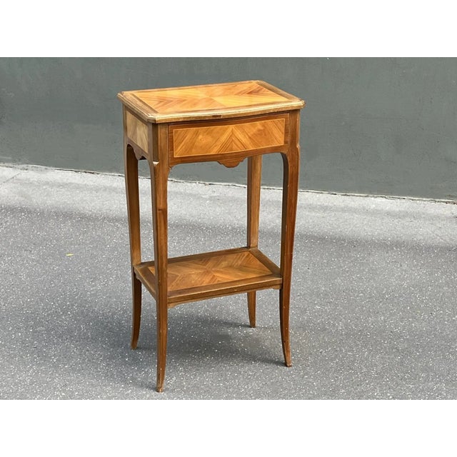 Wood 1950s French Neoclassic Rosewood Pedestal Table For Sale - Image 7 of 9