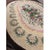 1880s Traditional Beige Antique Roses Folk Art American Hooked Knotted Wool Rug For Sale - Image 4 of 9
