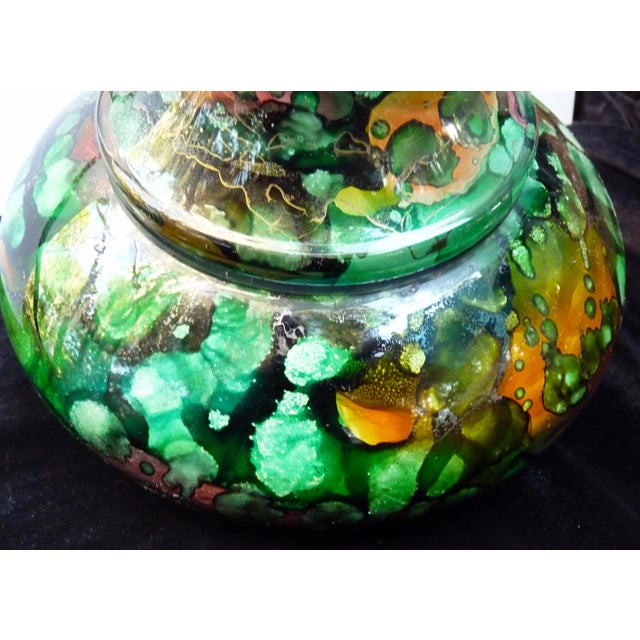 French 1990s Jean-Noël Bouillet French Art Glass Lamp Base For Sale - Image 3 of 12