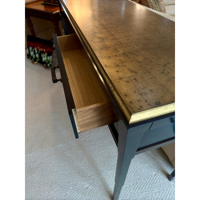 Wood Rill Hall Console Table by Bill Sofield for Baker For Sale - Image 7 of 9