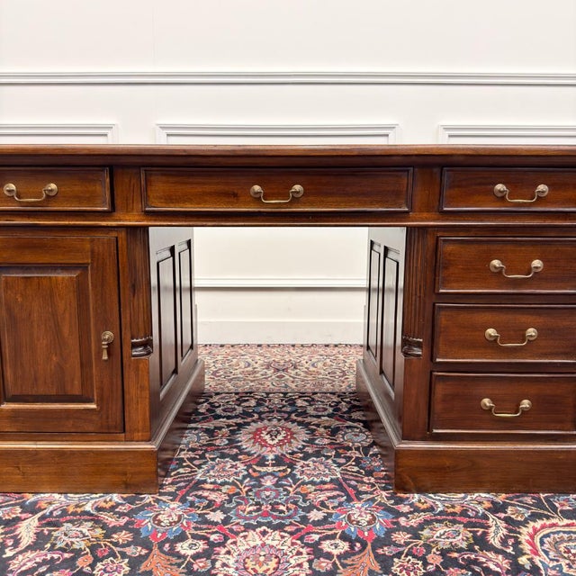 Classic English Chesterfield Desk For Sale - Image 10 of 18