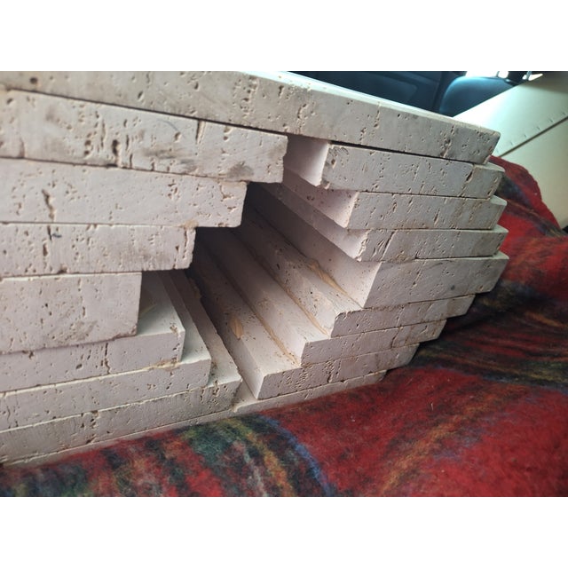 Travertine Argo Dining Table by Carlo Scarpa for Gavina, 1970s For Sale - Image 11 of 18