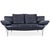 1600 2-Seater Sofa in Dark Blue Leather from Rolf Benz For Sale - Image 16 of 16