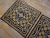 1820s Blue Navy Geometric Pair of Antique Chinese Ningxia Rug 2'2" X 2'0" Knotted Pile Wool Carpets For Sale In New York - Image 6 of 11