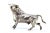 Metal Silver Bull Sculpture with Reliefs and Applications For Sale - Image 7 of 11