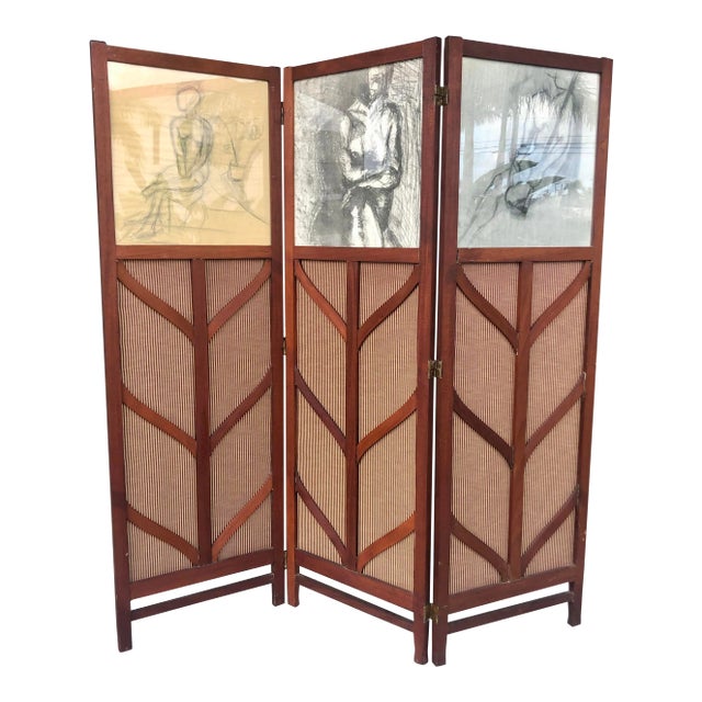 Art Nouveau Style Room Divider For Sale