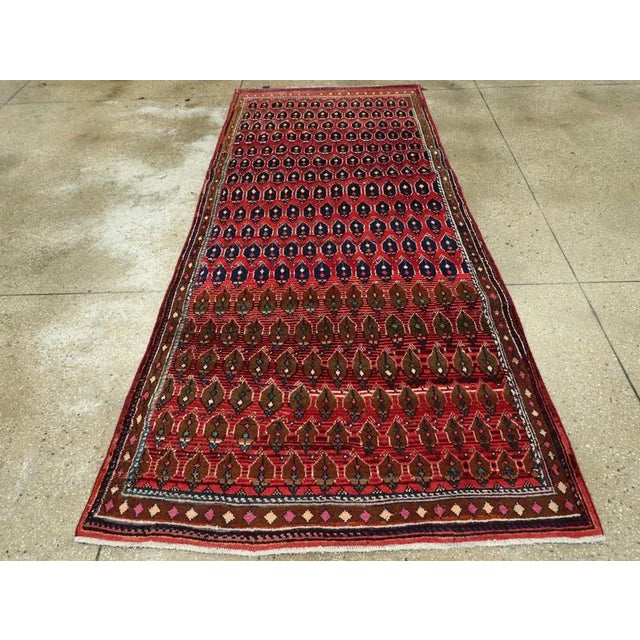 Vintage Persian Mahal Rug – Size: ' 10" X 8'10" For Sale - Image 4 of 9
