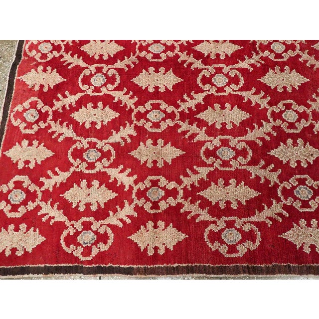 Textile Galerie Shabab Collection Mid-20th Century Turkish Anatolian Accent Rug For Sale - Image 7 of 9