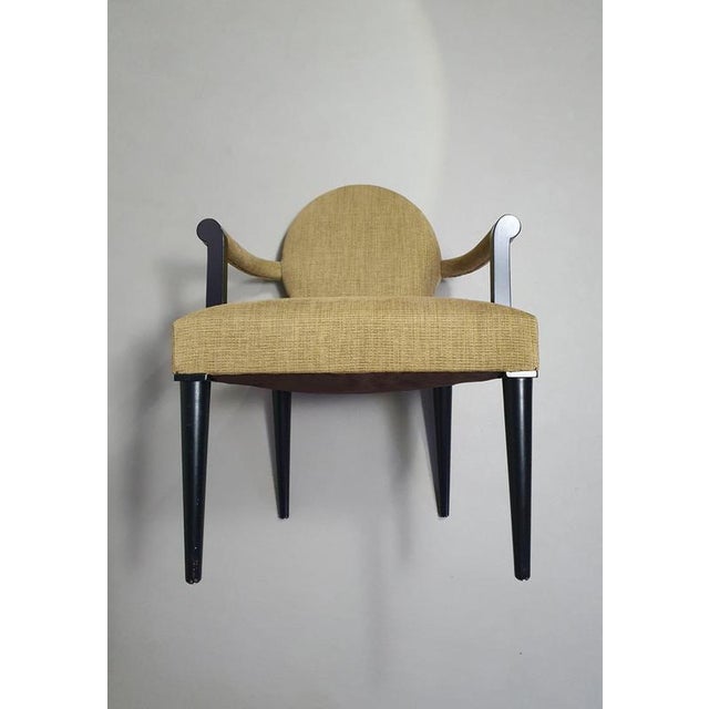 Vintage Upholstered Armchair, 1980s For Sale - Image 4 of 13