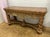 Early 20th Century Ornate Carved Wood Console Table With Gilt Acanthus Detail For Sale - Image 4 of 5