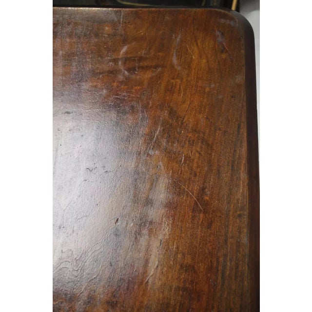 Antique Eastlake Victorian Aesthetic Movement Carved Walnut 6 Leg Parlor Table For Sale - Image 9 of 12