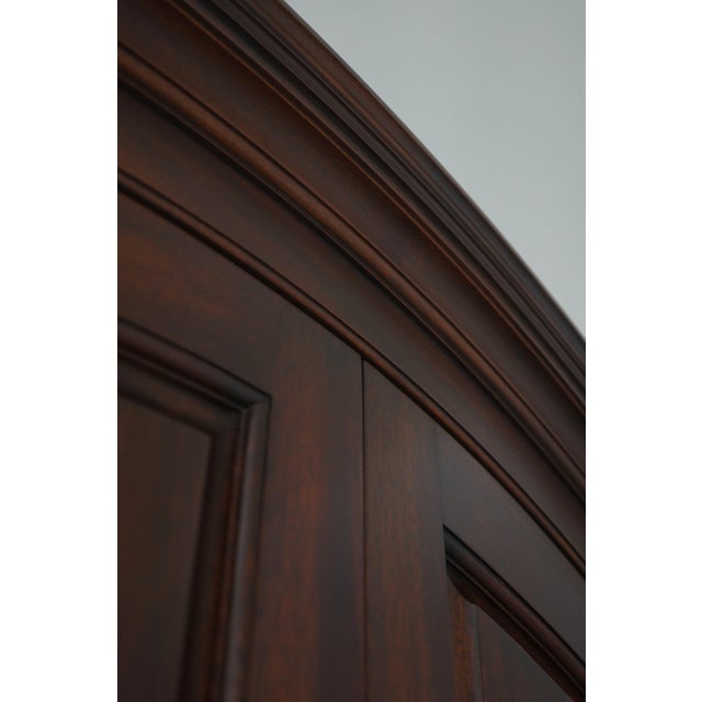 Henkel Harris Model #165 Mahogany Dome Top Armoire Cabinet For Sale - Image 14 of 18