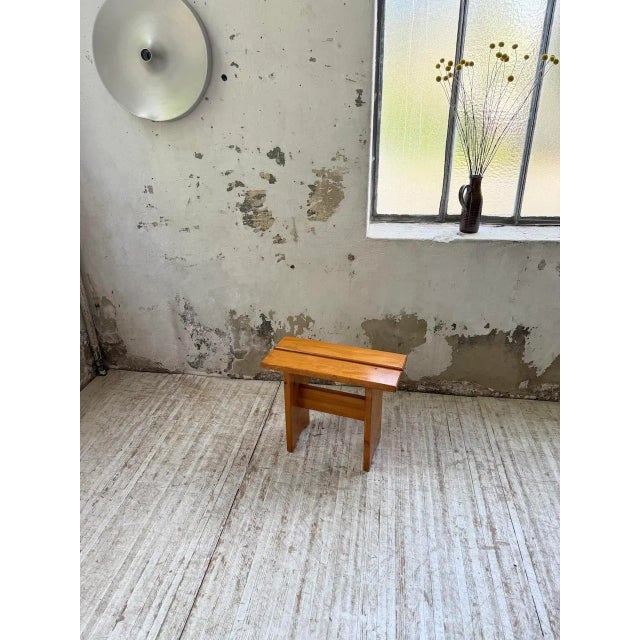 Wood Mountain Furniture Stool, 1970 For Sale - Image 7 of 18