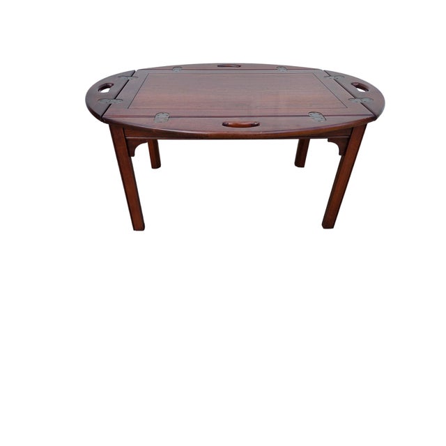 flaps up 30.25 x 21 x 20.5 flaps down 38.5 x 28.5 x 17. Beautiful Pennsylvania house cherry coffee table in great...