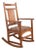 Stickley Harvey Ellis Collection Mission Arts & Crafts Inlaid Oak Rocking Chair For Sale