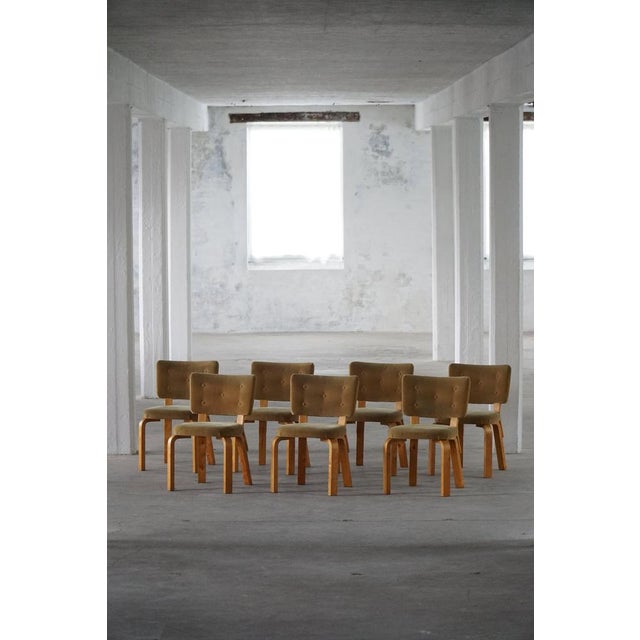 1950s Dining Chairs by Alvar Aalto for O.Y., 1950s, Set of 7 For Sale - Image 5 of 18