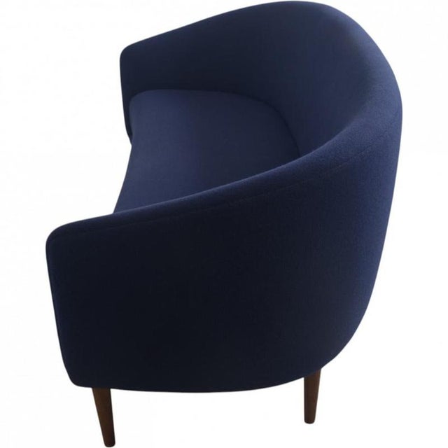 Lillemor Three-Seater Sofa in Blue Hallingdal Fabric by Finn Juhl, 2010s For Sale - Image 10 of 13