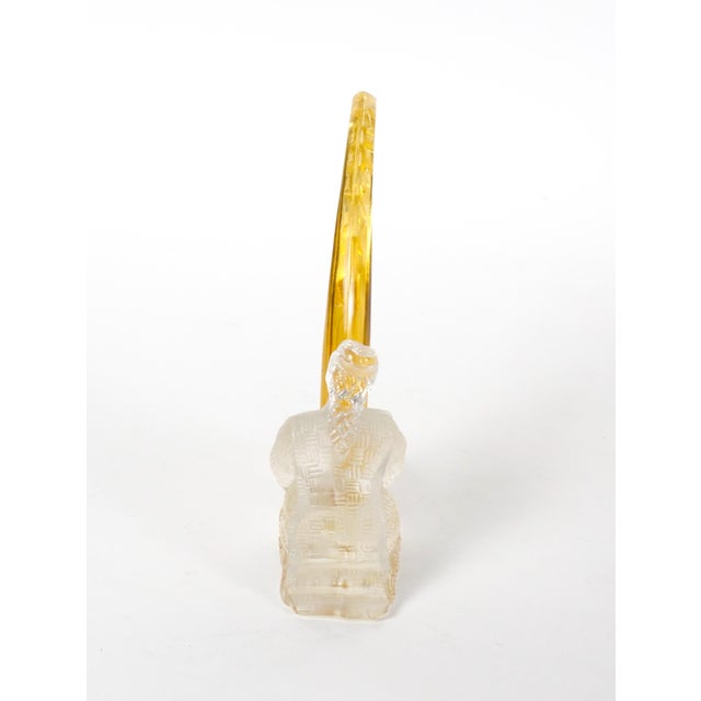 Late 20th Century 20th Century Saint-Louis French Crystal Figure of a Harpist For Sale - Image 5 of 9