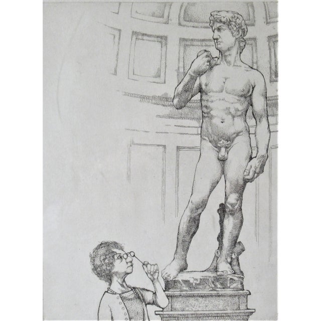 This artwork is an original etching by noted American artist Charles Bragg, 1931-2017. It is signed and numbered 166/300...