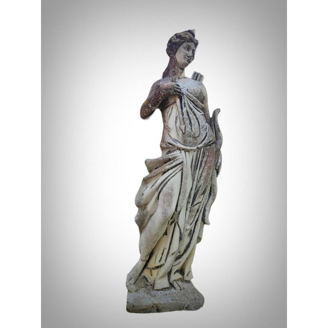 Garden sculpture representative: artemis large garden sculpture from the 1950s representing artemis from greek...