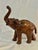 Vintage Leather Wrapped Elephant Model or Figurine For Sale In New Orleans - Image 6 of 12