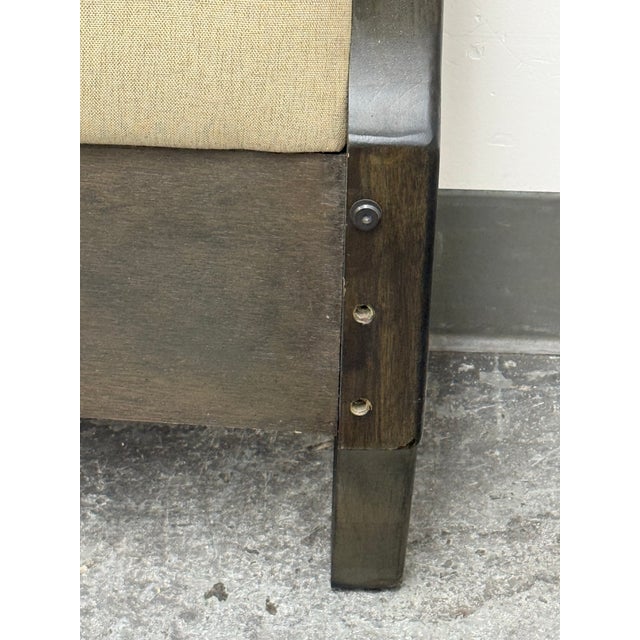 Queen Size Wood + Upholstered Headboard For Sale - Image 9 of 12