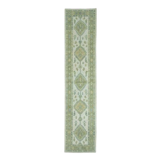 Turkish Oushak Rug 2'10" x 12'7" #19169 For Sale