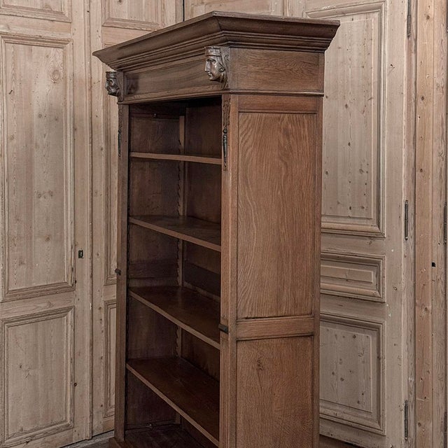 19th Century Dutch Renaissance Revival Oak Open Bookcase For Sale - Image 15 of 18