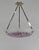 Art Deco Loys Lucha French Art Deco Pink Foliage Enameled Bowl Chandelier - 1930s For Sale - Image 3 of 11
