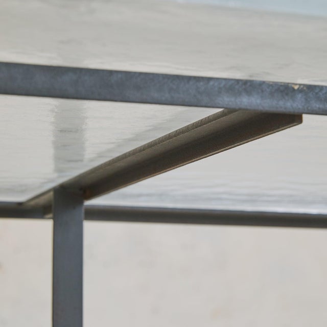 Italian Glass Top Desk Attributed to Luigi Caccia Dominioni for Azucena, 1950s For Sale - Image 12 of 12