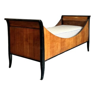 Vintage Boho Italian Day Bed After Biedermeier For Sale