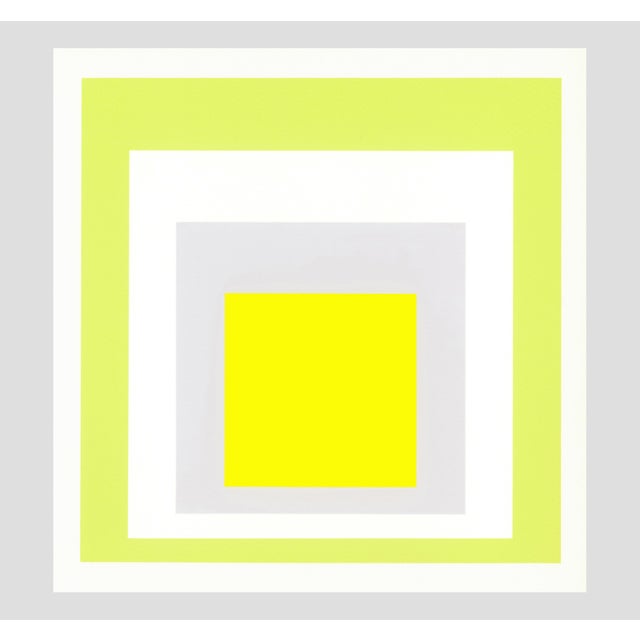 1968 Josef Albers "Homage to the Square" Serigraph "Joy" For Sale