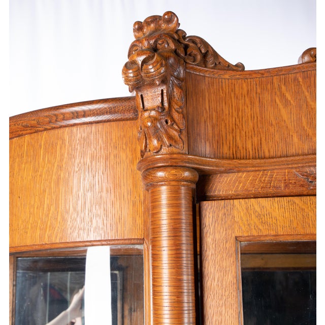Late 19th Century Horner Tiger Maple Cabinet For Sale - Image 4 of 13